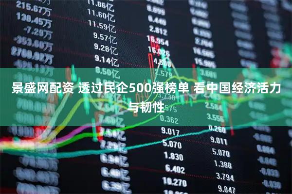 景盛网配资 透过民企500强榜单 看中国经济活力与韧性